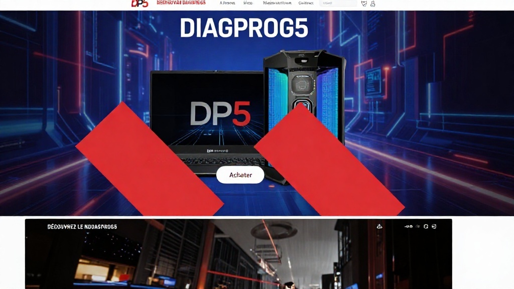 Site web Diagprog5 - Nouvelle génération d'outils de diagnostic auto